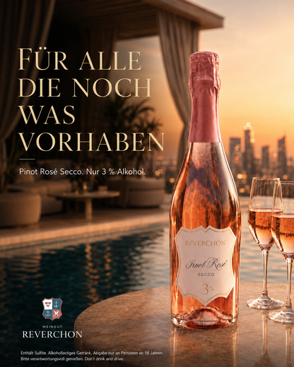 Pinot Rosé SECCO -  3% Low Alcohol